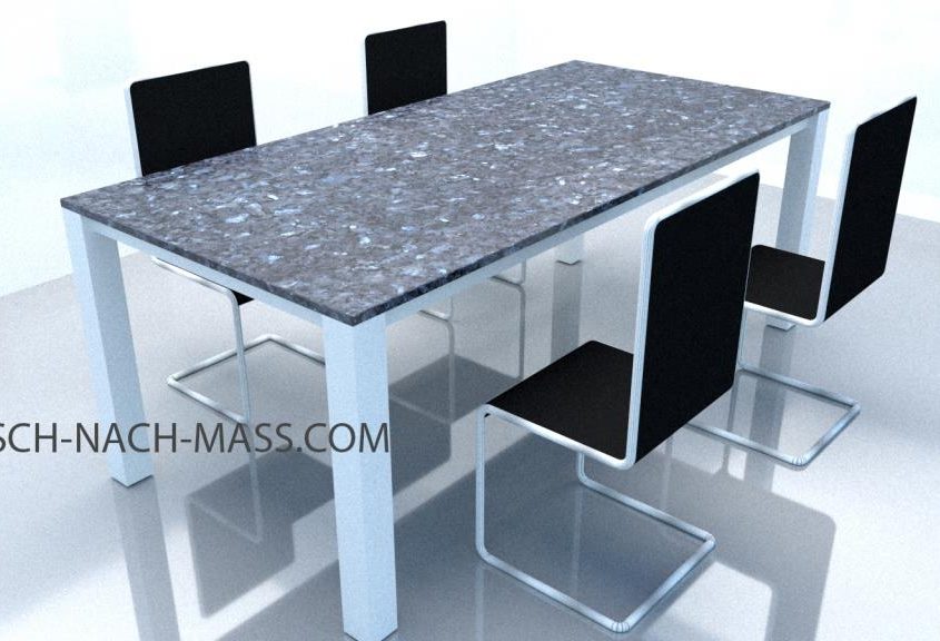 Esstische Granit - Modell Caicos in modernem Design