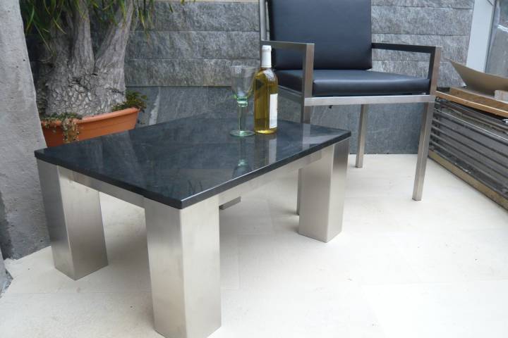 Esstische Granit - Modell Caicos in modernem Design